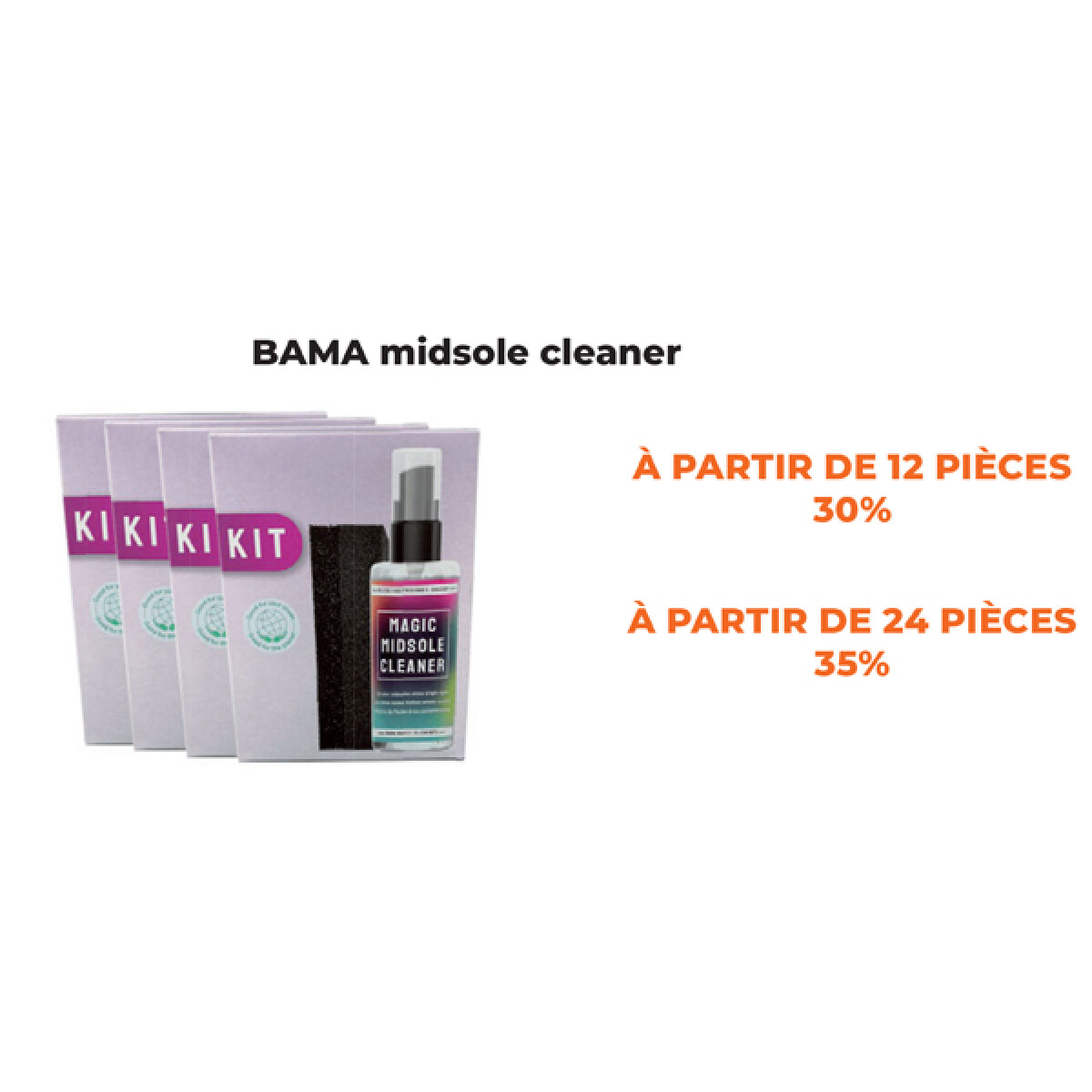 Bama Magic Midsole Cleaner Kit + spons in doosje