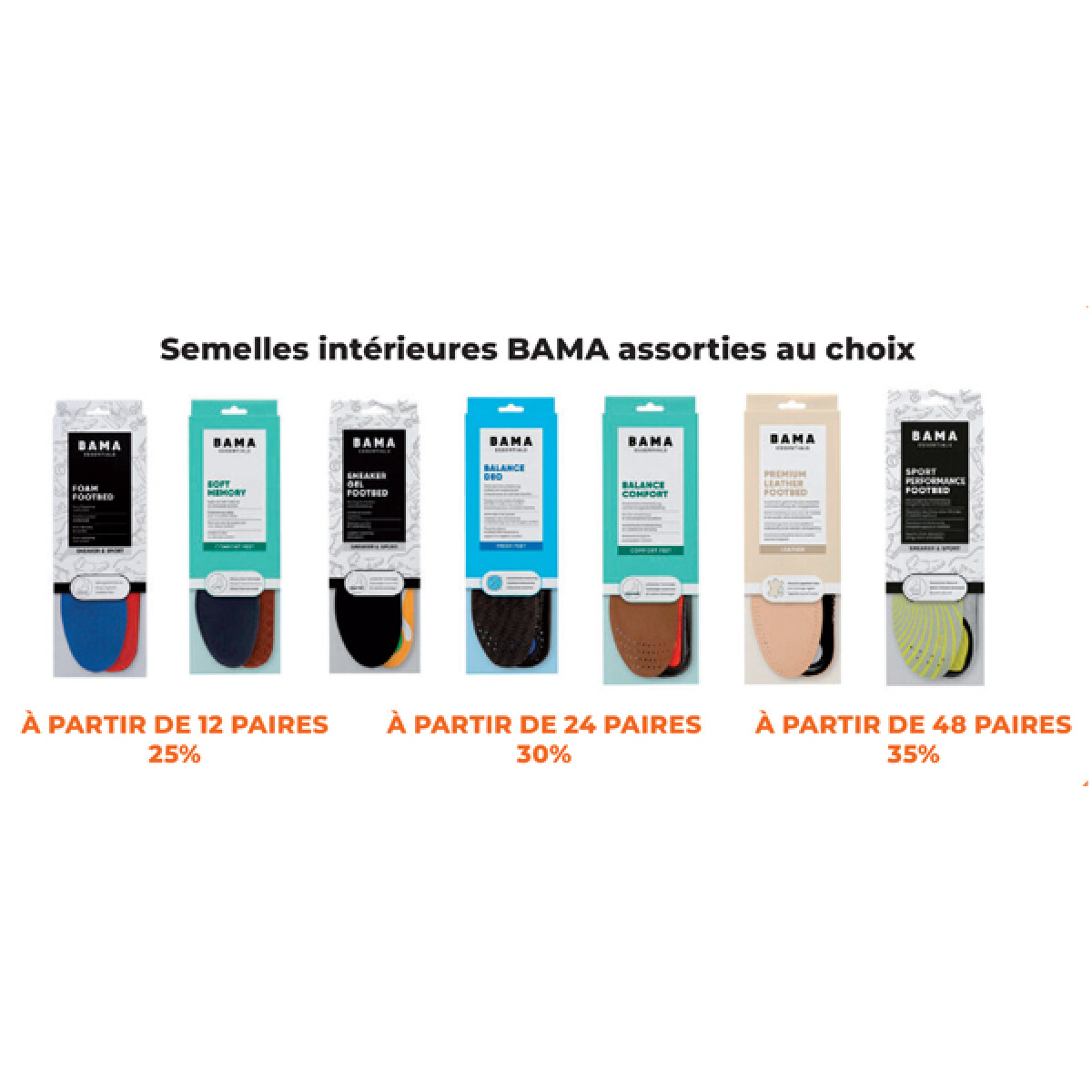 Bama voetbedden