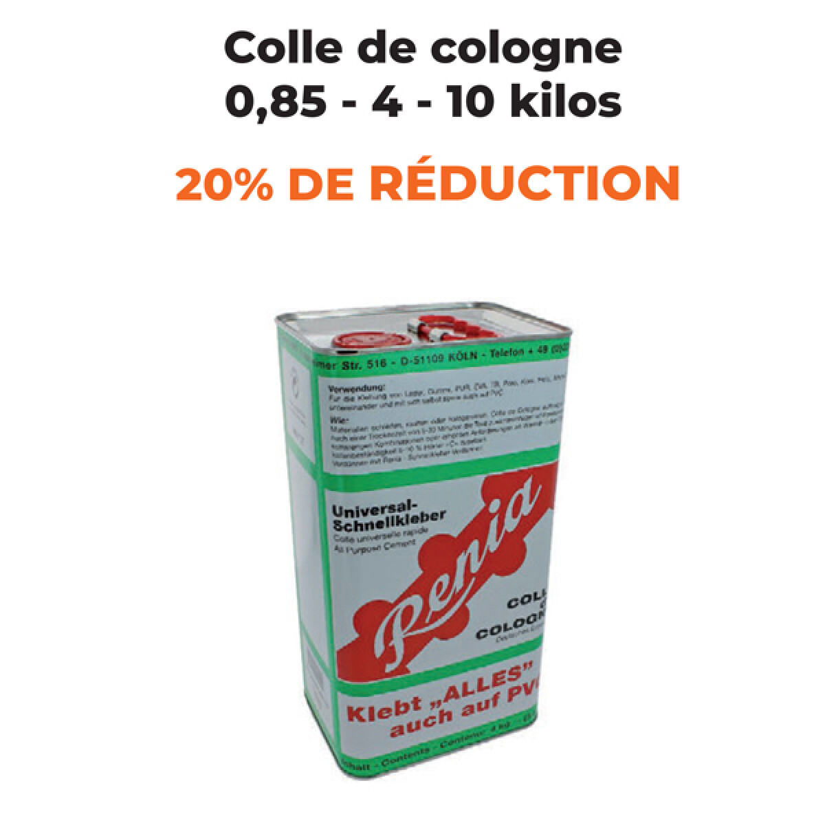 Lijm Renia colle de cologne