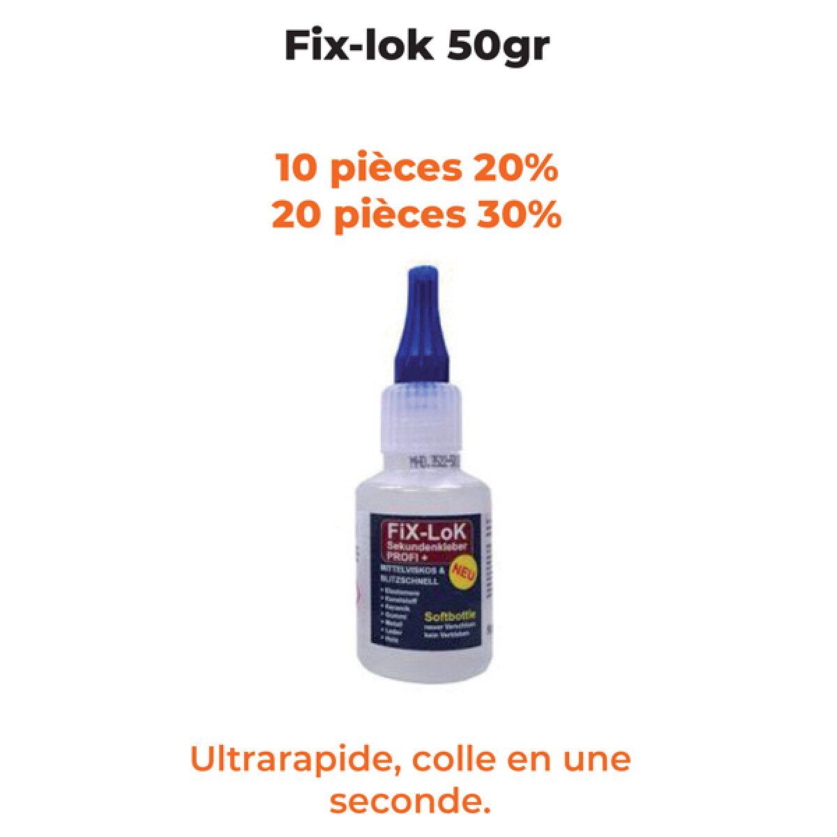 Lijm FiX-LoK 50 gr.